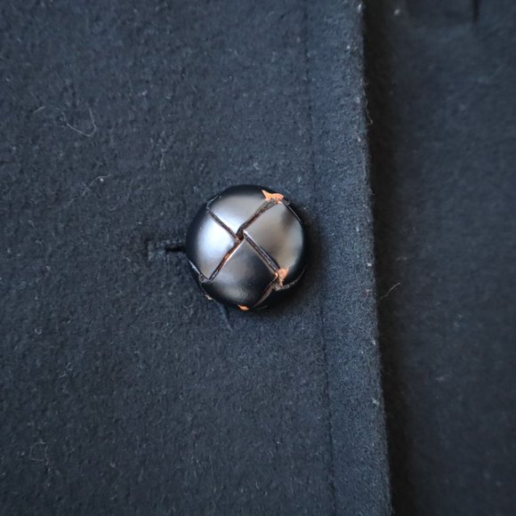 Aritzia Talula Babaton Howell Double Breasted Black Pea Coat, Size XXSma… - Picture 11 of 16